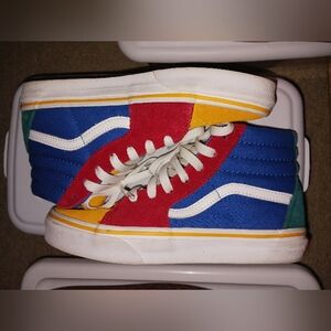 Multicolor vans sz. 4y